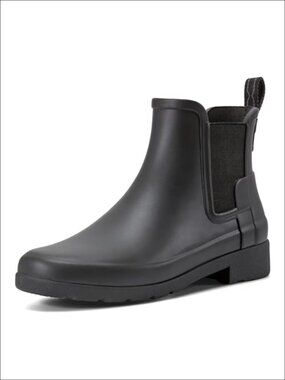 Hunter Refined Chelsea Waterproof Rubber Ankle Rain Boots